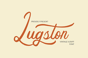 Lugston – Vintage Script Font