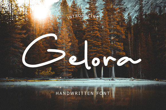 Gelora Handwritten Font preview 8