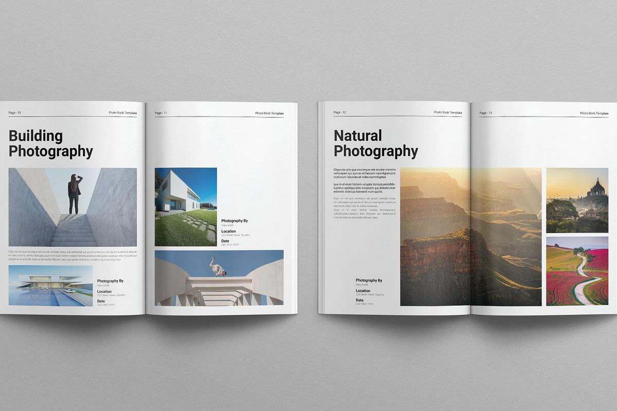 Photo Book Template, a Magazine Template by E-Type (Photo 5 of 7)