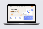 Paygrub- Finance Hero Header, an UI Kit Template by Annora Studio (Thumbnail 4 of 4)