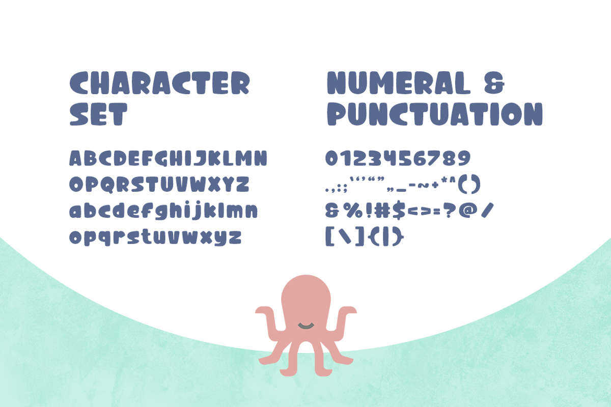 Popping Cute - Blocky Cartoon Font, a Sans Serif Font by Modestype Studio (Photo 3 of 11)