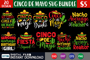 Cinco De Mayo SVG Bundle