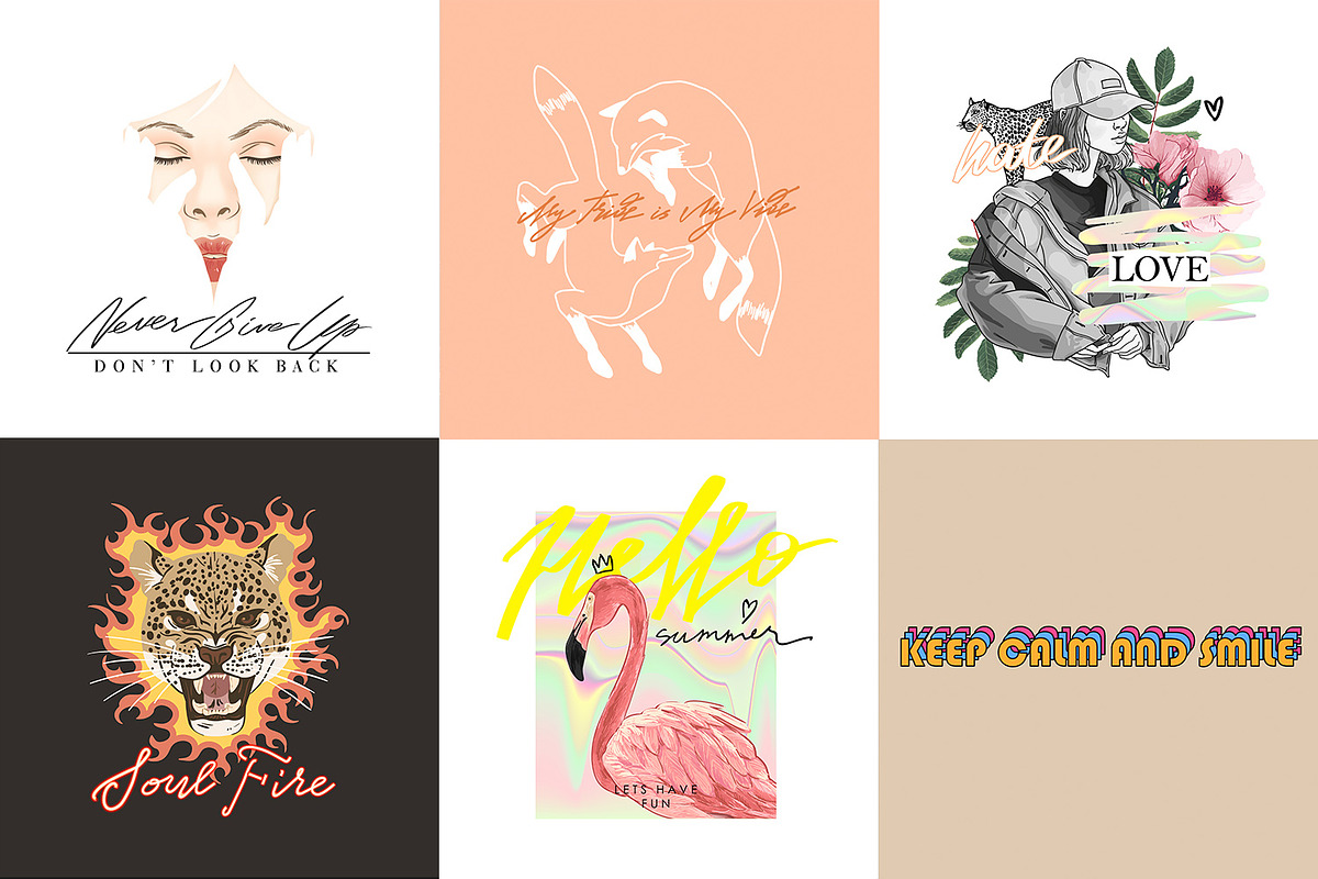 Amazing Prints Bundle, an Illustration by NKTN (Photo 5 of 15)