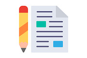 Script Flat Icon, a Duotone Icon by Pexelpy (Thumbnail 1 of 2)