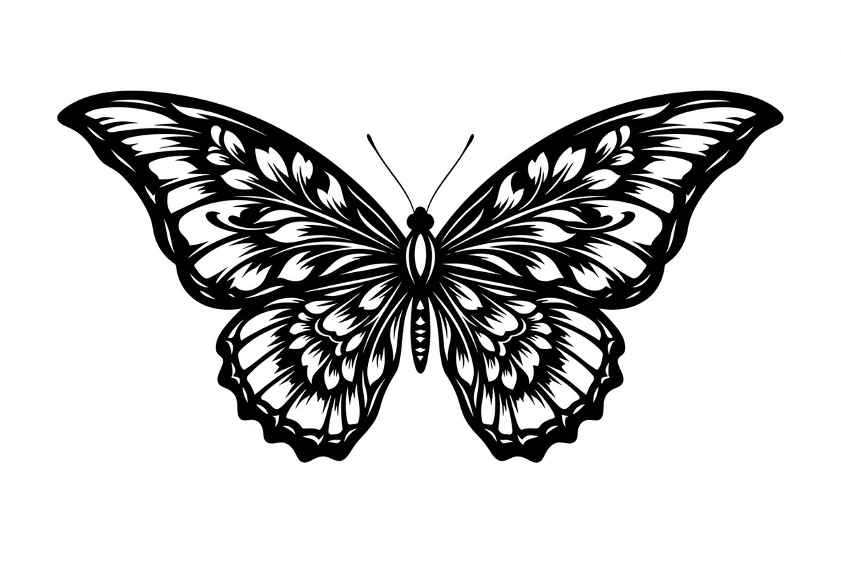 Butterfly Silhouette SVG Bundle, an Illustration by Gaye Art (Photo 10 of 31)