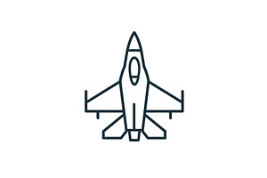 Fighter jet design showcasing sleek, a Transportation Illustration by ZinetroN