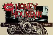 Honey Mountain Typeface, a Serif Font by alit design (Thumbnail 1 of 15)