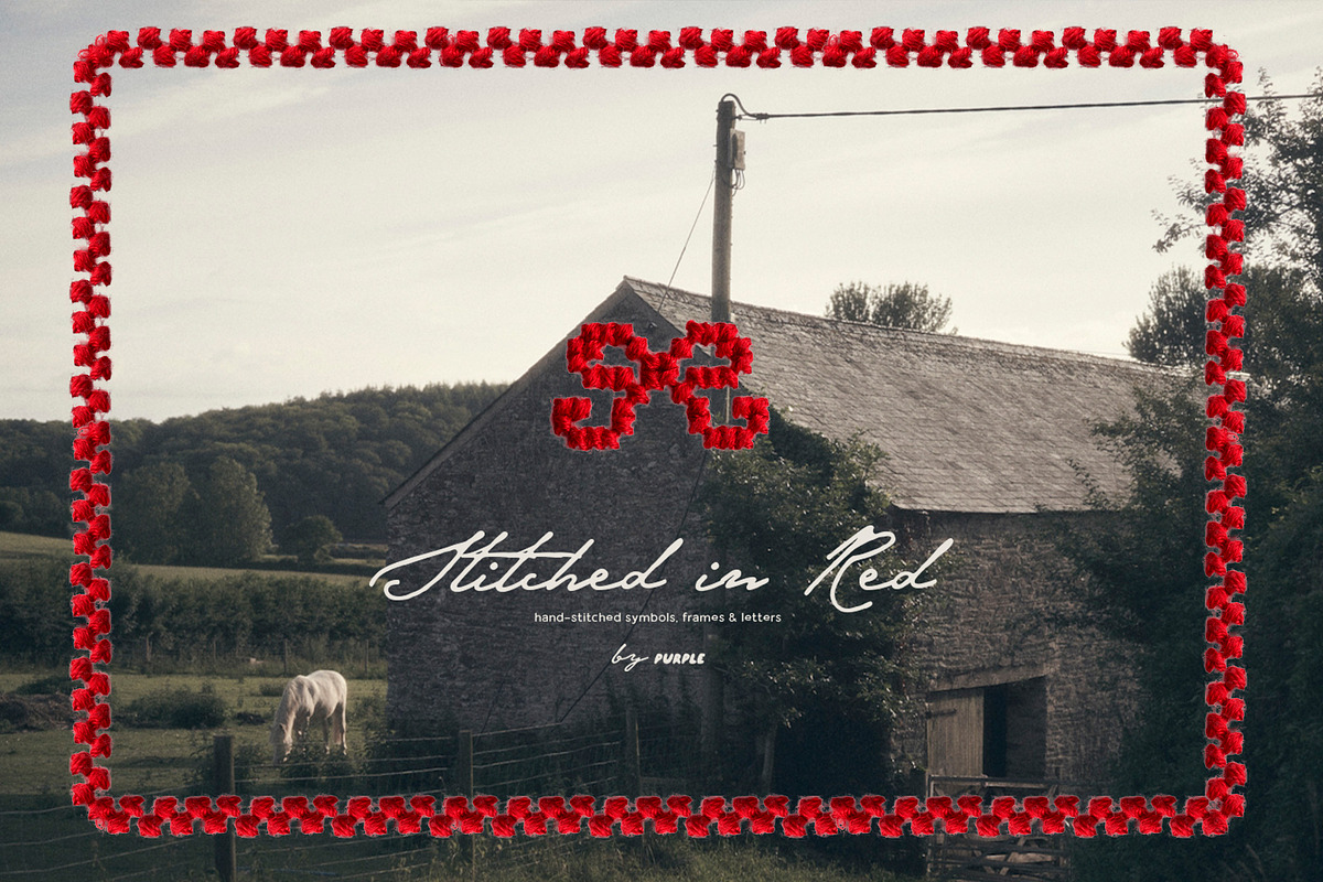 Stitched in Red Elements, an Object Graphic by Purple (Photo 12 of 17)