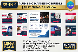 Plumbing - Handyman - Canva - Posts