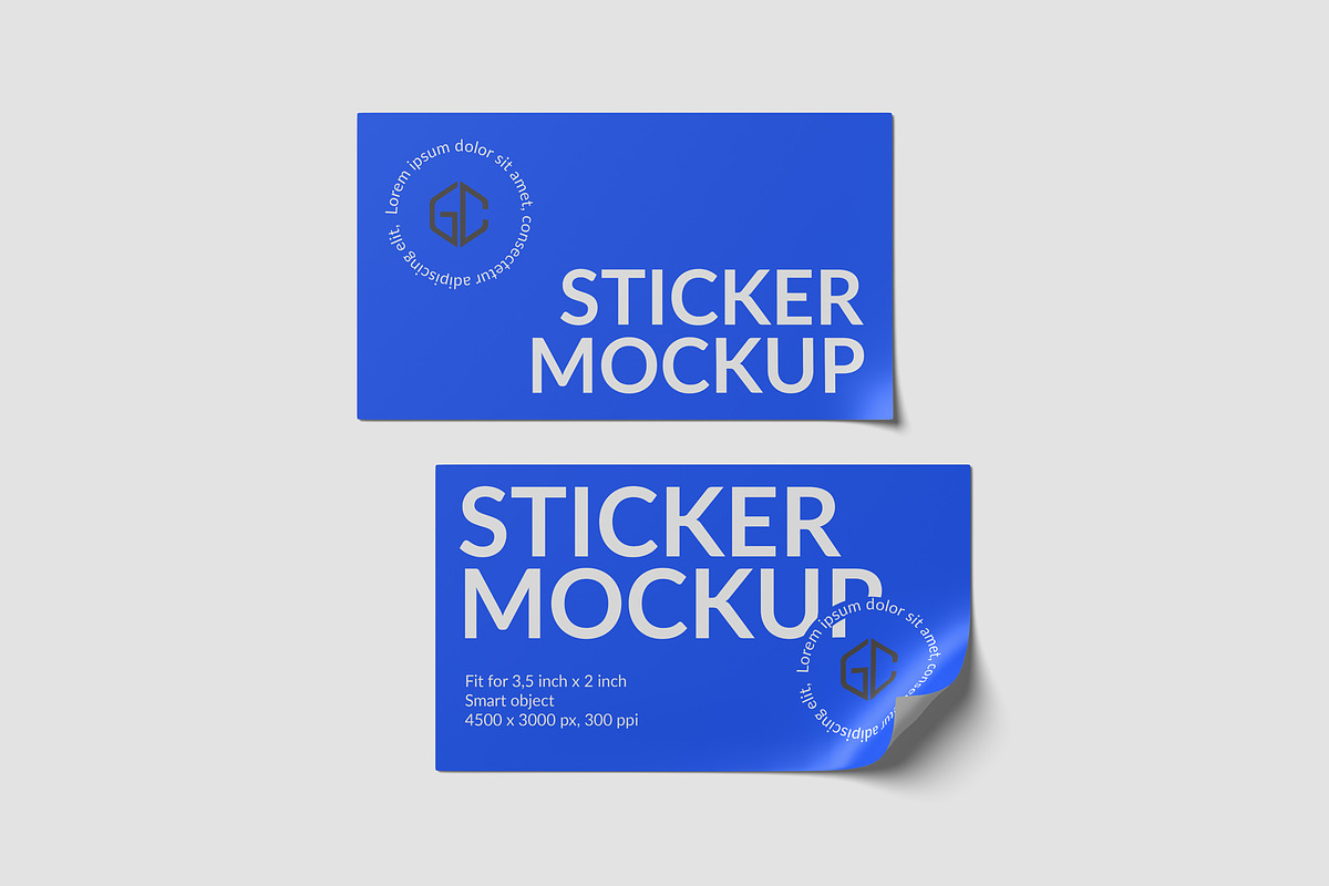 Sticker Mockups, an Advertising Mockup by graphiccrew (Photo 4 of 10)