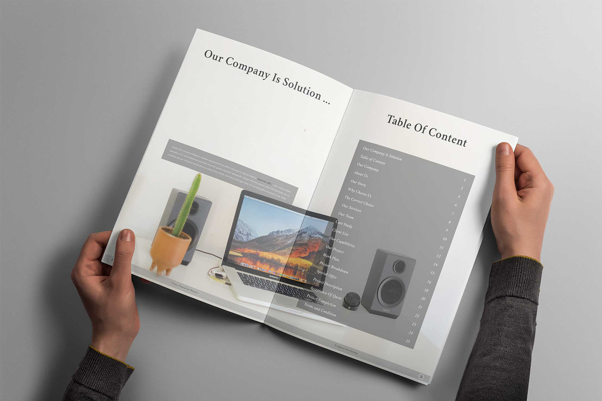 Proposal Template, a Brochure Template by Peunayah (Photo 2 of 15)