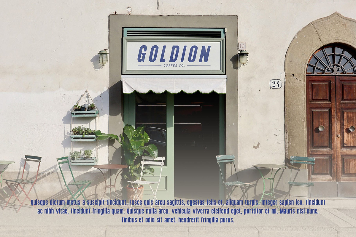 Godger Blur, a Sans Serif Font by Craft Supply Co. (Photo 7 of 7)