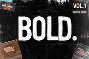 Rickshaw - Gritty Display Font, a Sans Serif Font by Layerform Design Co. (Thumbnail 2 of 5)