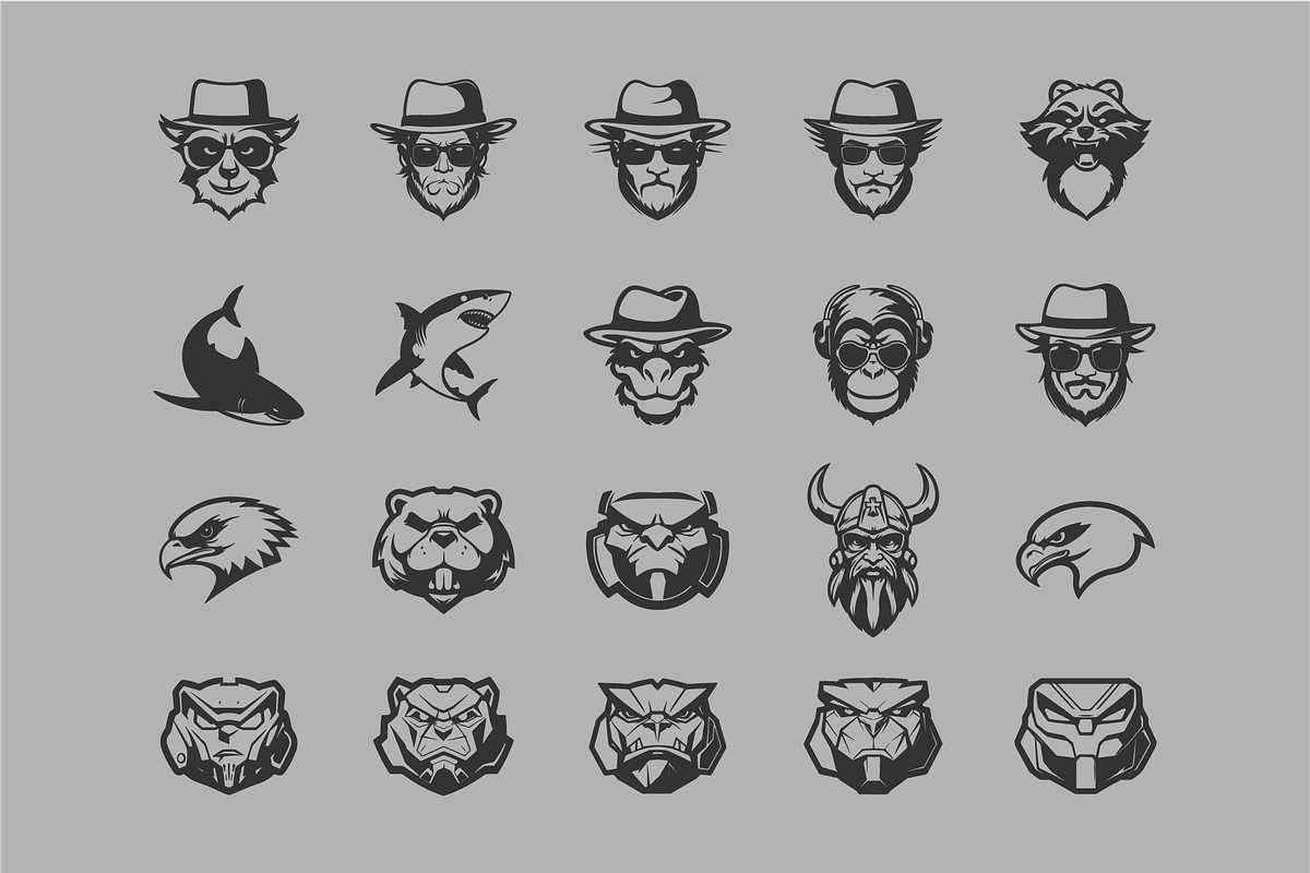 200 Mascot Shape, an Object Graphic by Revorklabs