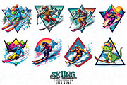 Winter Skiing Sport Lover Graphics, a Graphic by Sofia's Fashion (Thumbnail 3 of 3)