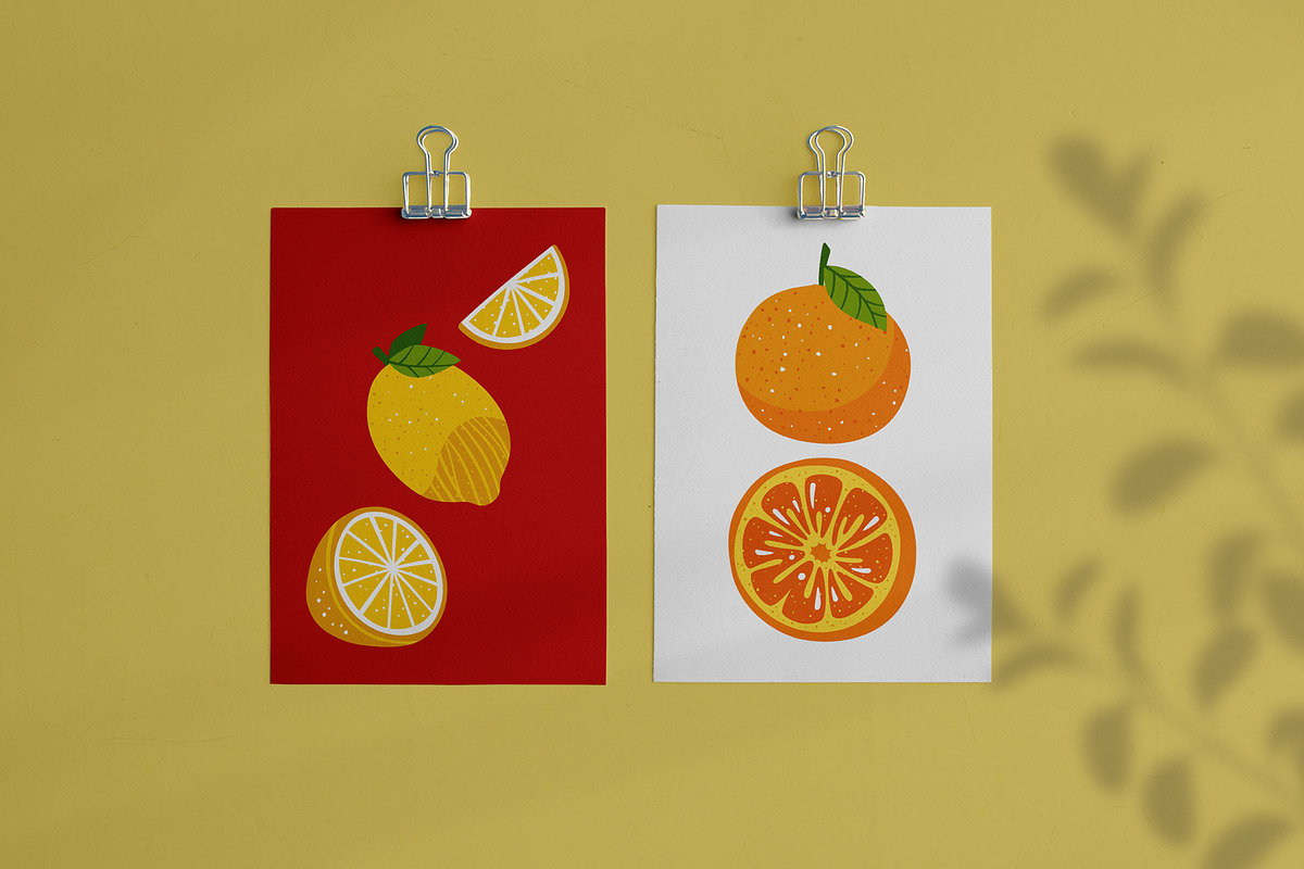 Fruits berries hand drawn vector set, a Food Illustration by Neliakott ♥ (Photo 6 of 11)