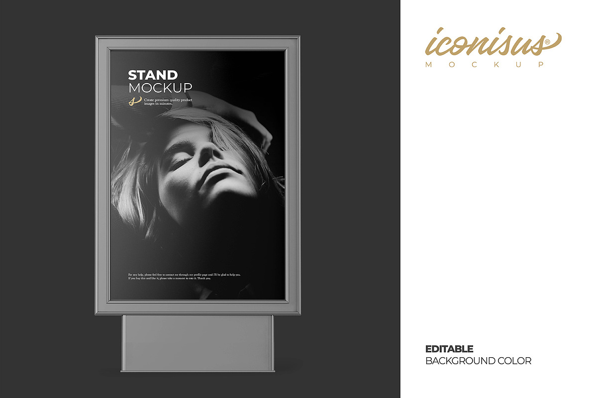 Stand Mockup Template, an Advertising Mockup by iconisusmockup (Photo 2 of 3)
