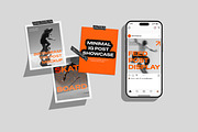 Instagram Post & Phone Mockup, an Advertising Mockup by Unerispace (Thumbnail 3 of 5)