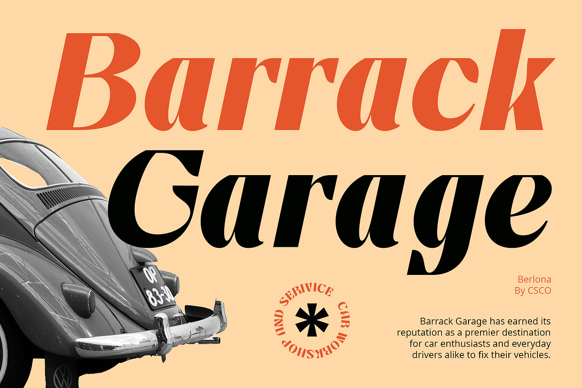Berlona – Bold Font, a Sans Serif Font by Craft Supply Co. (Photo 3 of 8)