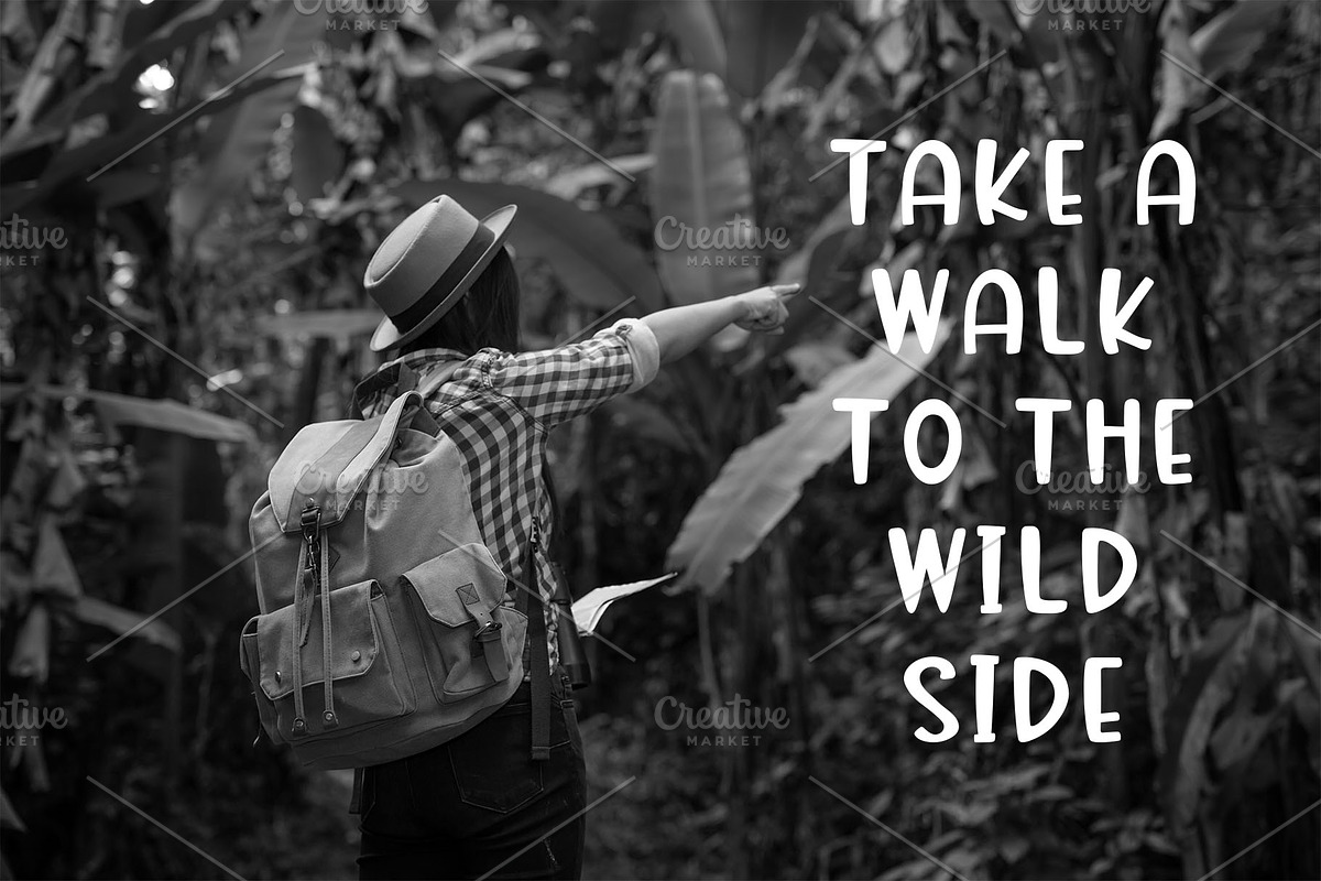 Adventure Font and Camping Pack, a Script Font by Nadezda (Photo 4 of 11)