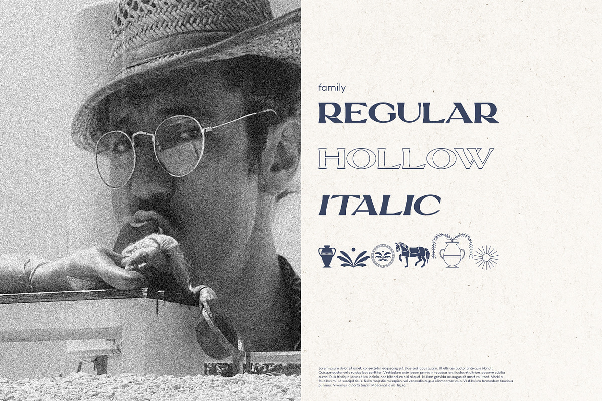 EL MOLACO Display Font, a Serif Font by Hishand Studio (Photo 5 of 10)