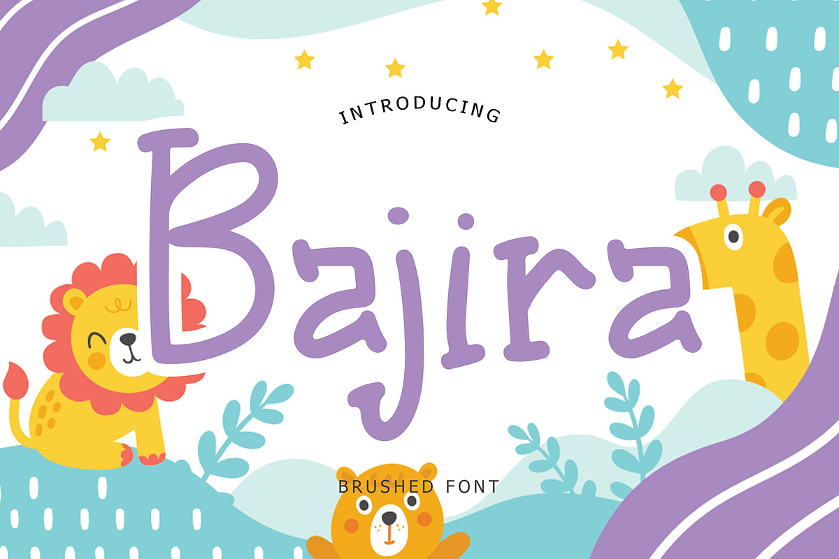 Bajira Brush Font, a Script Font by Formatika Studio (Photo 1 of 7)