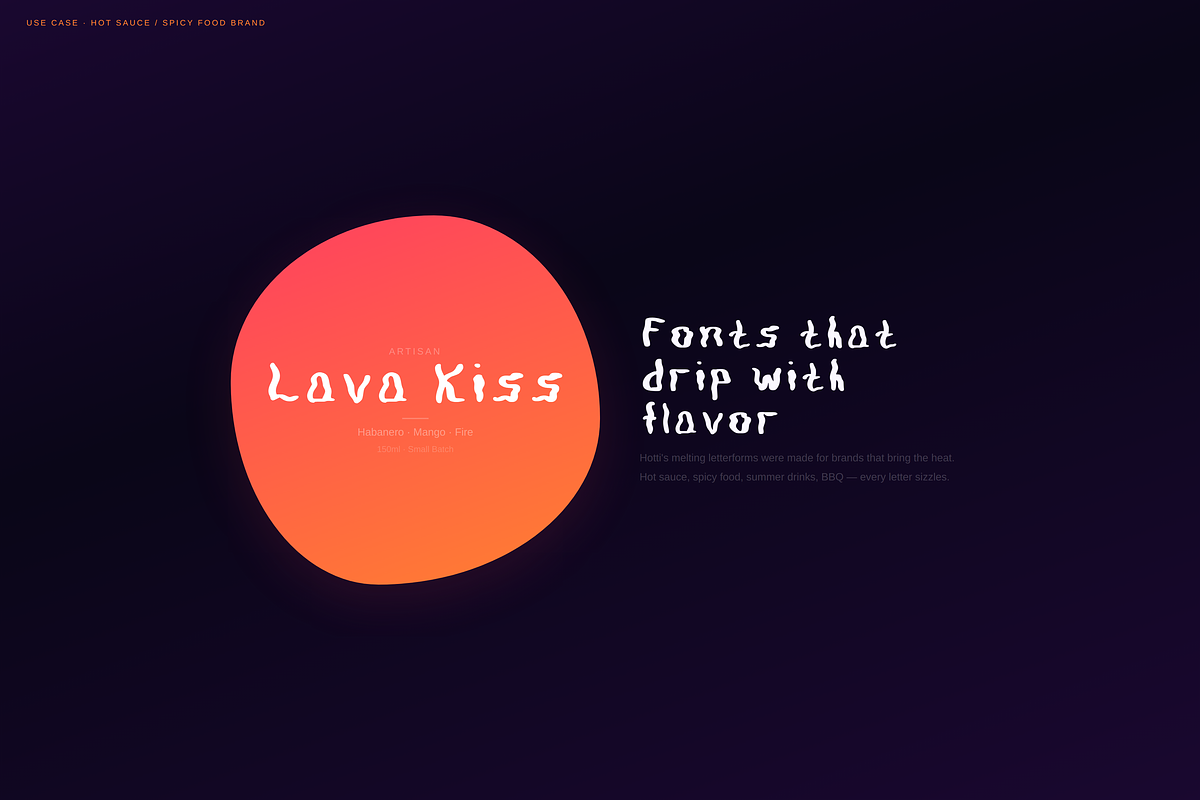 Hotti — Liquid Display Font, a Handwritten Font by Lettra Studio (Photo 5 of 12)