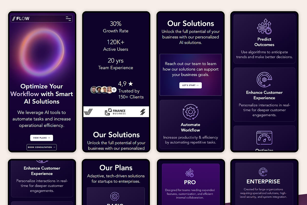 SAAS, Startup & Technology Website, a Wix Template by Kitteeh (Photo 10 of 20)