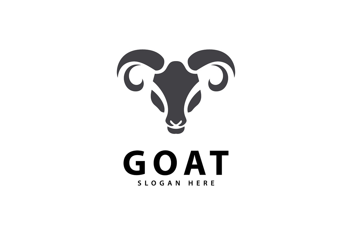 Goat Logo and symbol vector icon, a Graphic by T.Vooka (Photo 2 of 3)