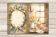 Rustic Easter Junk Journal Pages, a Seasonal Illustration by GlamArtZhanna (Thumbnail 4 of 10)