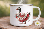 Strawberry Goose Clipart Bundle, an Illustration by Digital Artistic99 (Thumbnail 5 of 9)