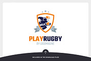 Play Rugby Logo Template, a Branding & Logo Template by LOGOMAGINE (Thumbnail 5 of 16)