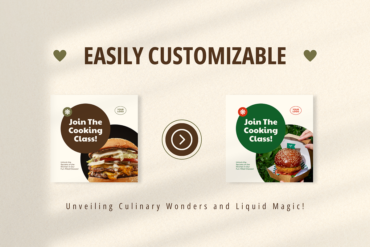 120 Food And Drink Intagram Template, a Social Media Template by Branding Victory STD (Photo 8 of 9)