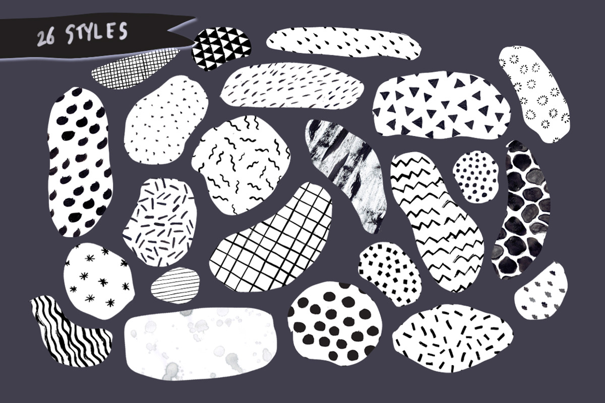Ink-Graphic/Doodle Seamless Patterns, a Pattern Graphic by aniunova (Photo 2 of 5)