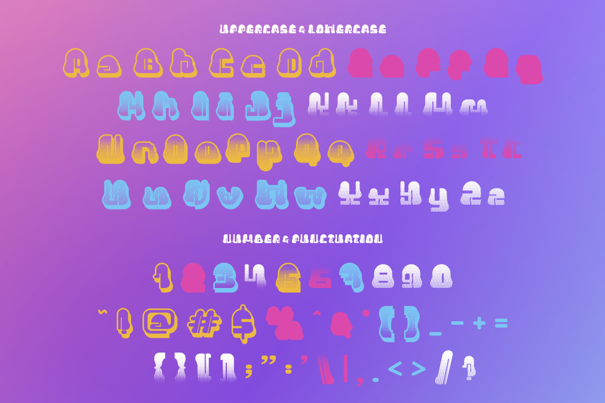 Vibe Tribe - Y2k Style Font, a Font by PutraCetol Studio (Photo 10 of 11)