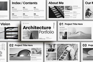 Architecture Portfolio Presentation, a Templates & Theme by E-Type