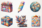 Patchwork Back To School Sublimation, an Illustration by RobertsArt (Thumbnail 4 of 7)