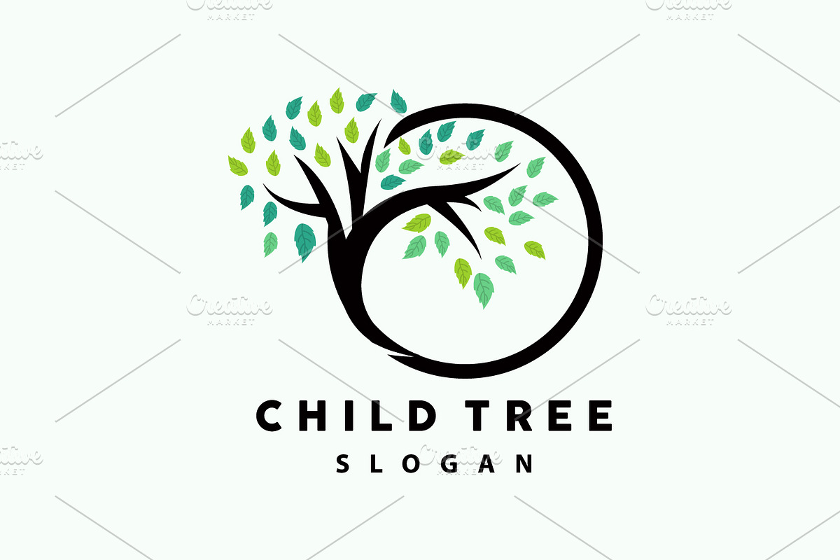 Tree Logo, Educational Playground, a Branding & Logo Template by Maylianaw28