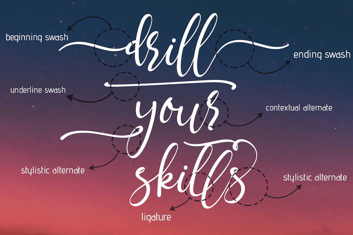 Jettiares Script Font, a Script Font by Letterhanna Studio (Photo 4 of 15)