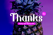 Funky Gobgles - Retro Font, a Sans Serif Font by Iqsiart Studio (Thumbnail 6 of 6)