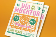 Dia De Los Muertos Flyer, a Flyer Template by graphicook (Thumbnail 2 of 3)