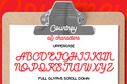 Courtney, a Script Font by NREY (Thumbnail 2 of 9)