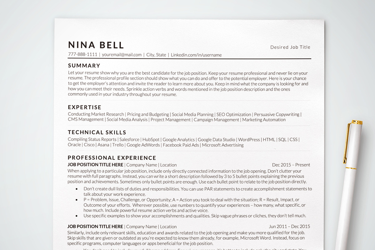 Simple Resume Templates ATS Word Mac, a Resume Template by BestResumes.Co (Photo 1 of 10)