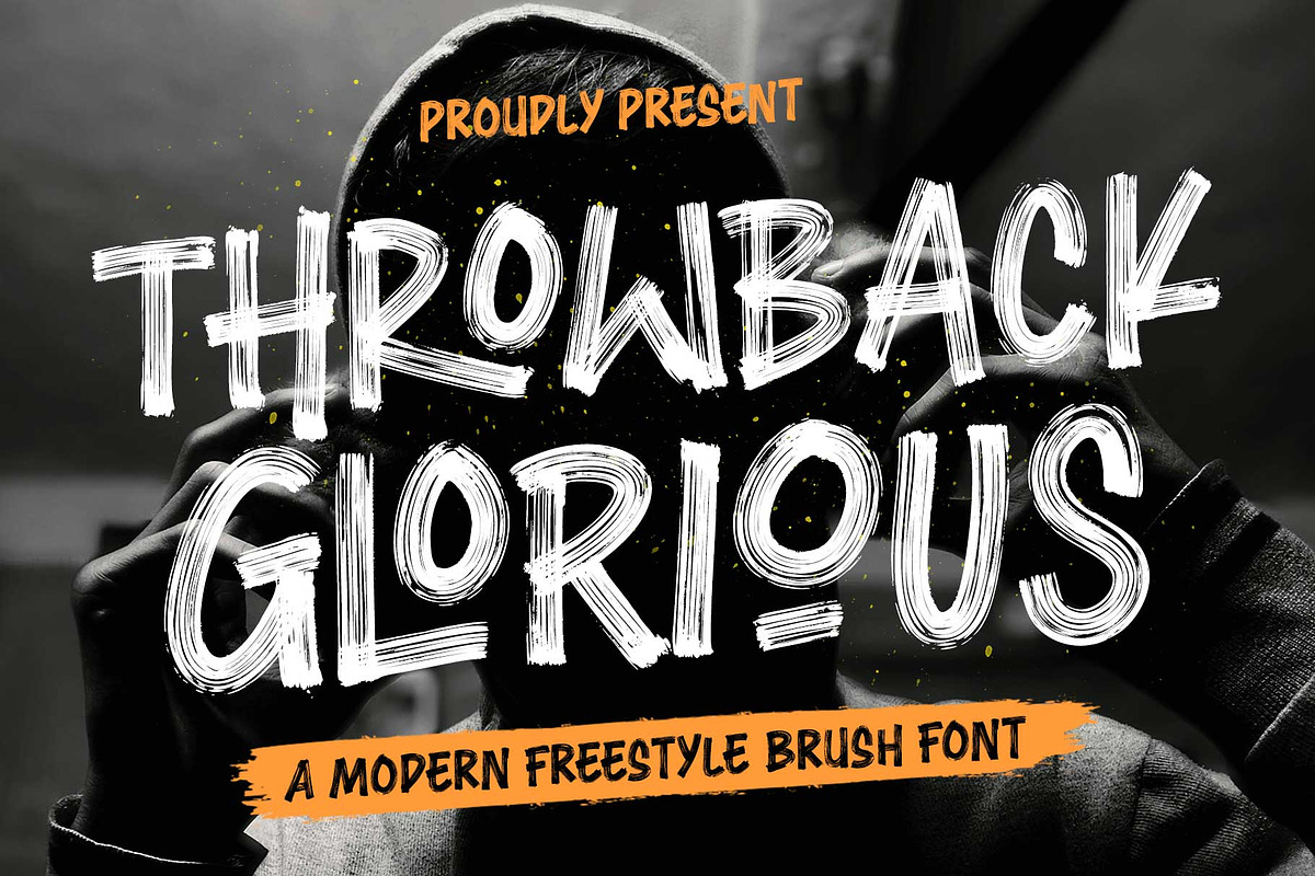 Throwback Glorious - Dry Brush Font, a Font by Arterfak Project (Photo 1 of 13)