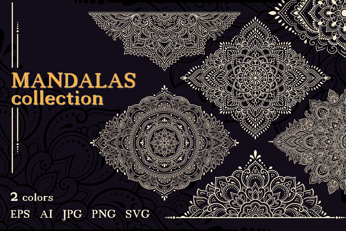 Mandalas collection, a Decorative Illustration by Katika Shop (Photo 1 of 6)