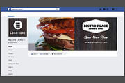 Bistro / Food Facebook Cover theme, a Social Media Template by NeptuneDesign (Thumbnail 6 of 9)
