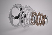 Mountain Bike Sprocket Set, an Object 3D Model by kjpargeterimages (Thumbnail 3 of 5)