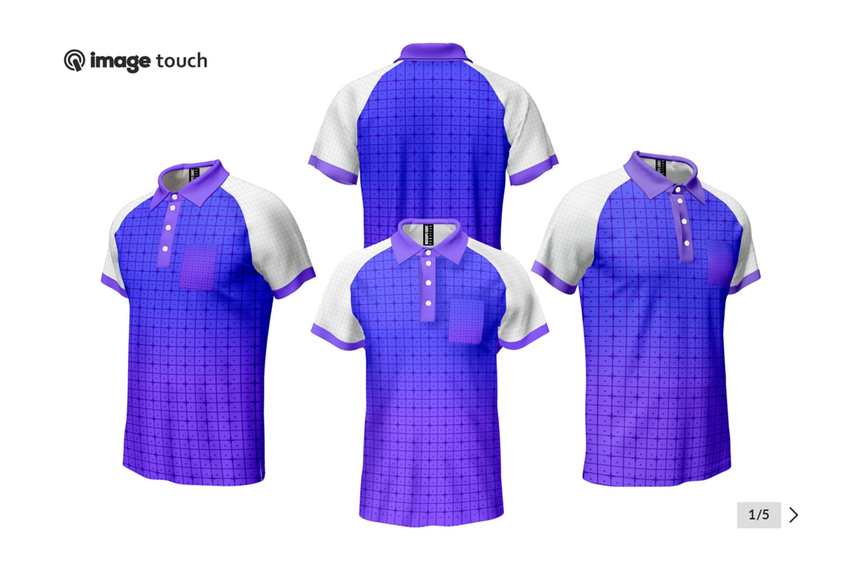 Polo T-Shirt Mockup, a Shirt Mockup by image touch (Photo 1 of 5)