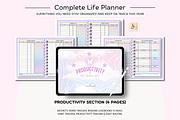 Undated Digital Planner Cute Pastel, a Stationery Template by Tas Creative Studio (Thumbnail 6 of 9)