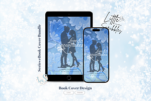Premade Series Book Cover Design Set, a Print Template by Little Creative Scribbles